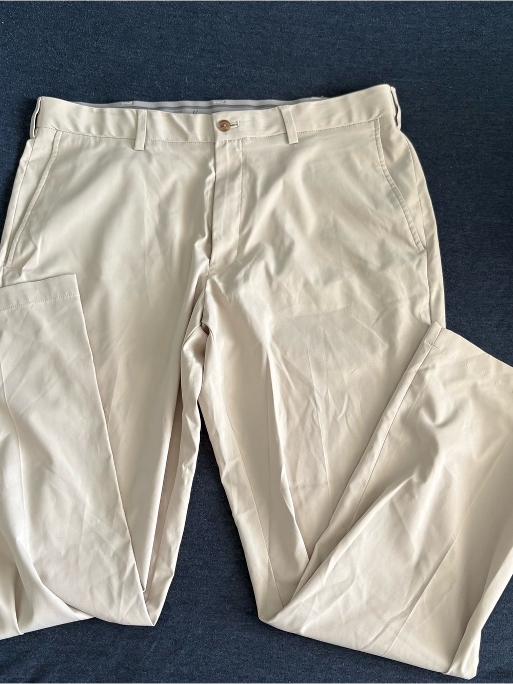Men’s Walter Hagen Major 11 Light Cream Color Golf Pants